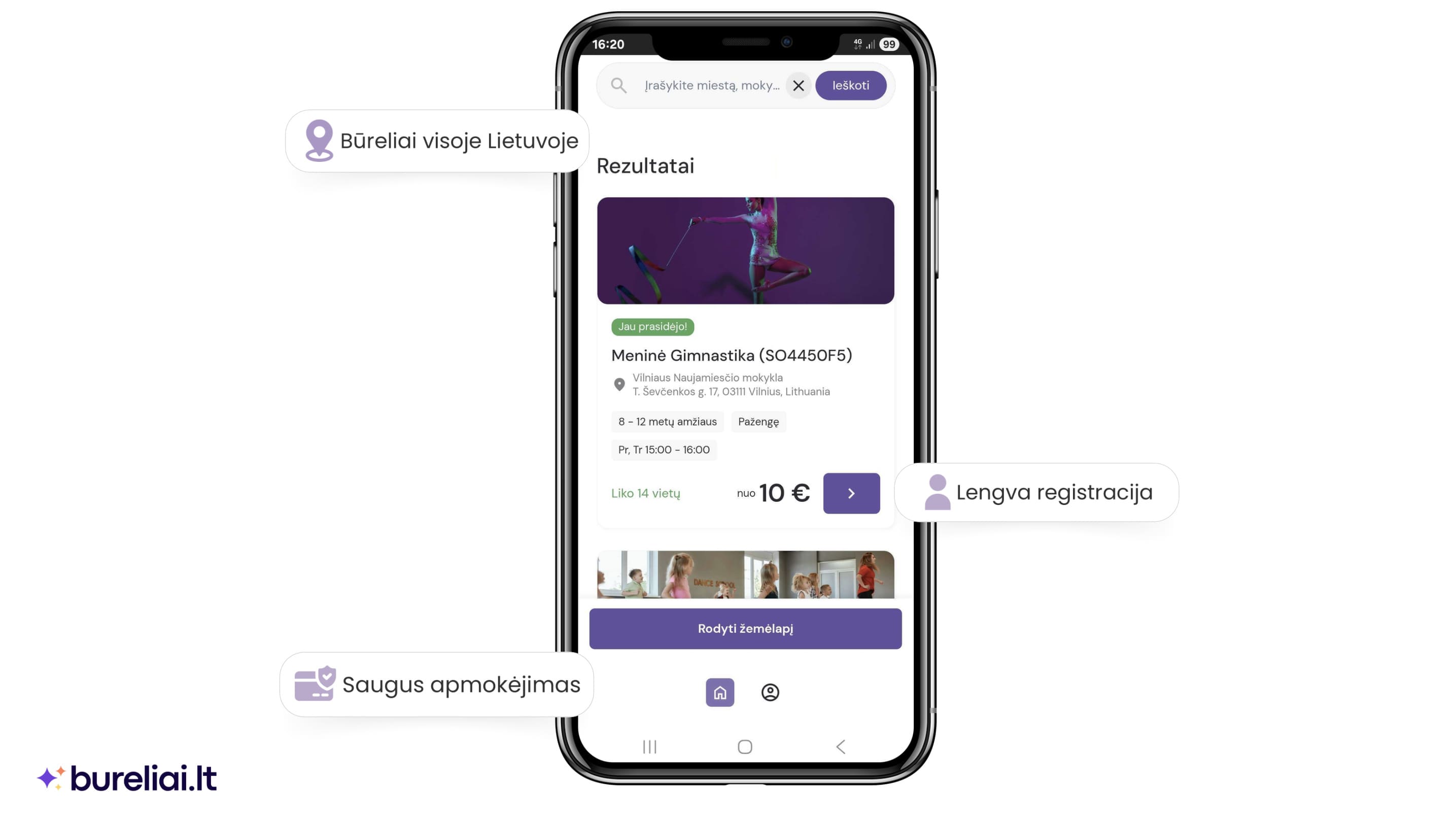 bureliai.lt platforma – visi vaikų būreliai vienoje vietoje, patogi paieška ir aiški registracija