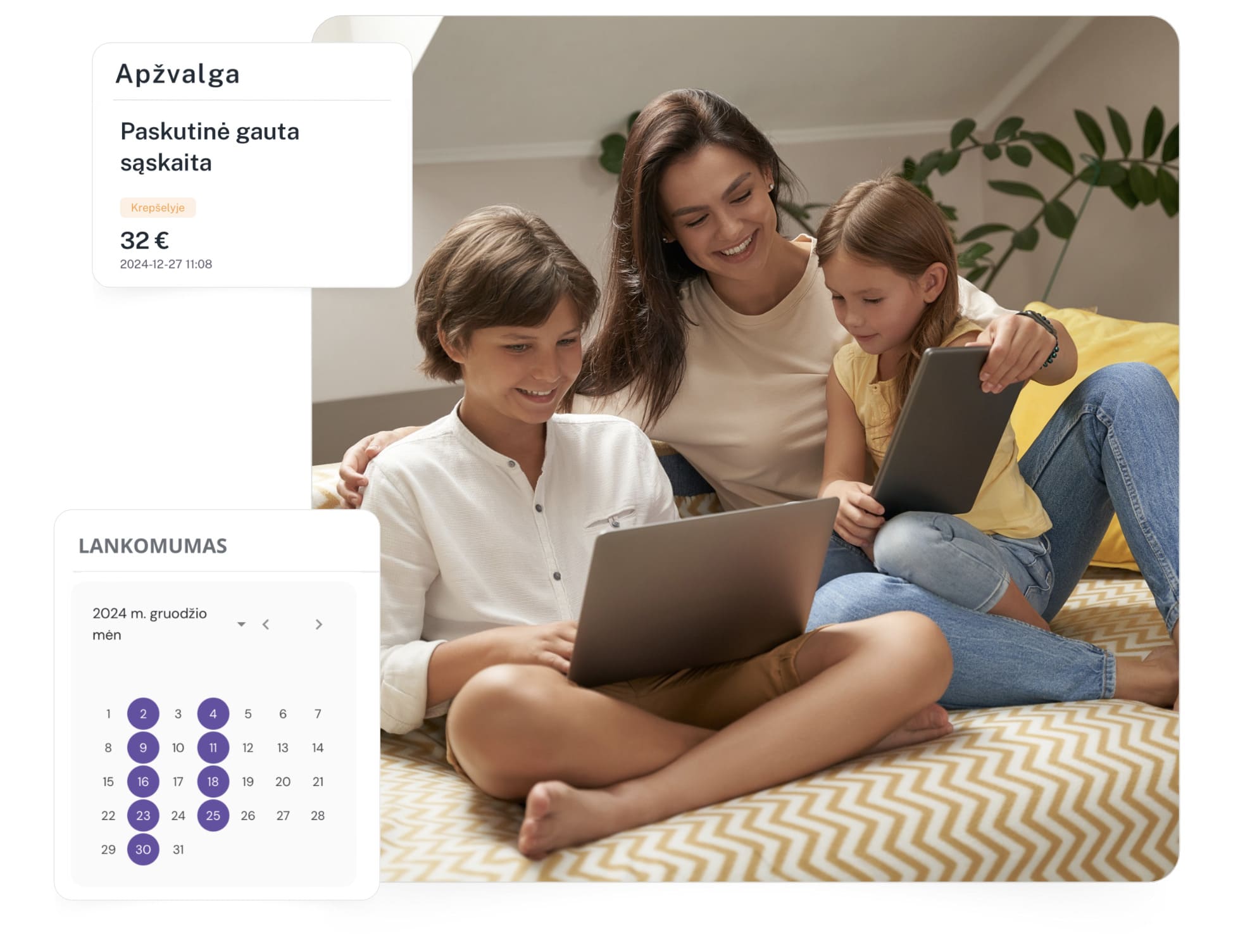 Vaikų švietimas be chaoso – tėvai valdo būrelius, registracijas ir apmokėjimus vienoje paskyroje. 